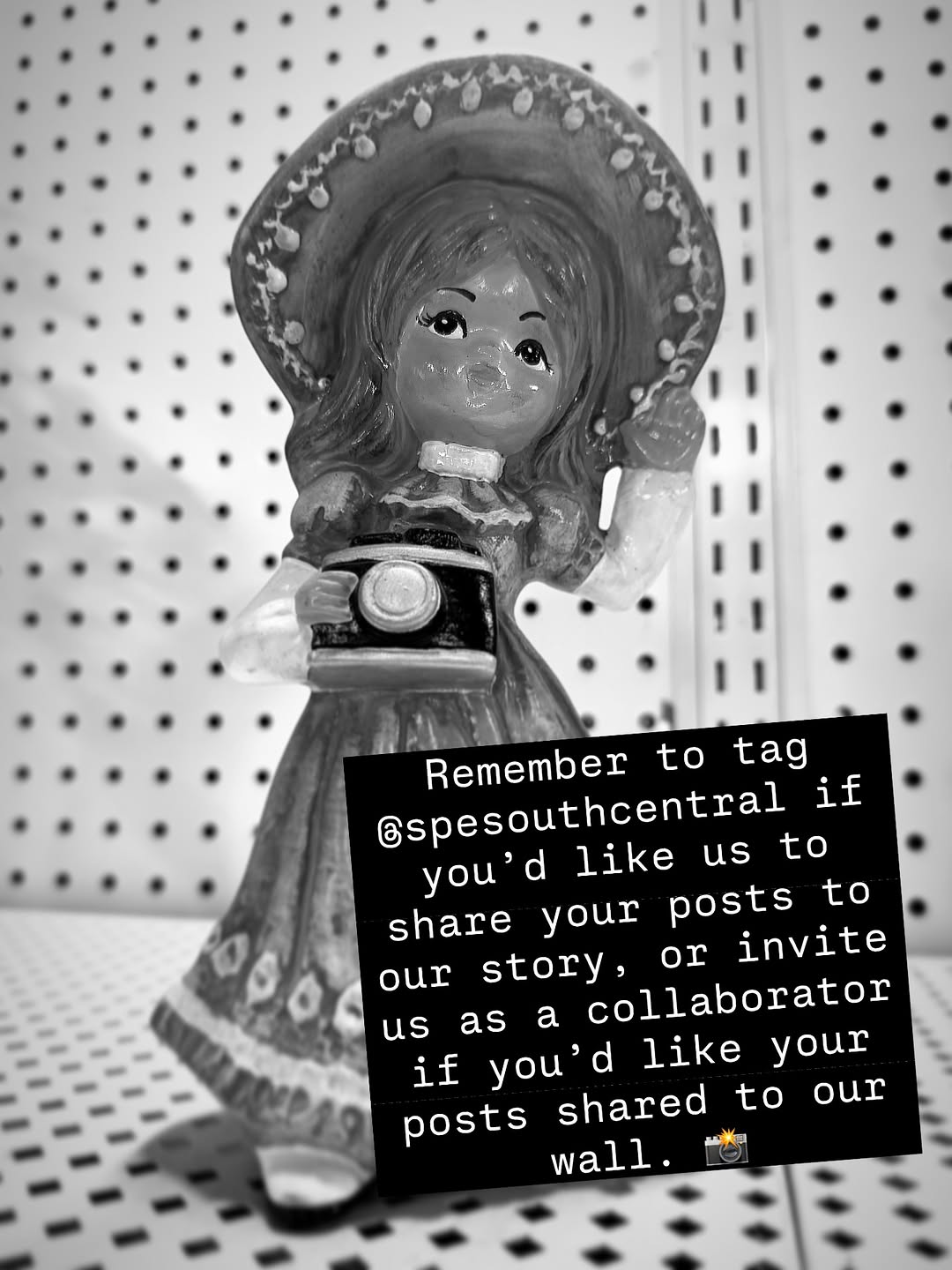 SPE fam, We want to feature you. 

Remember to tag @spesouthcentral if you’d like us to share your posts to our story, or invite us as a collaborator if you’d like your posts shared to our wall. 📸

If anyone professional or Student is interested in doing an Instagram takeover, let us know in the comments. We have multiple ways of doing so and guides we can share with you if you’re interested. 

Image by @carolrecord “Thrift Store Camera Girl” 2026

#spesouthcentral #spenational